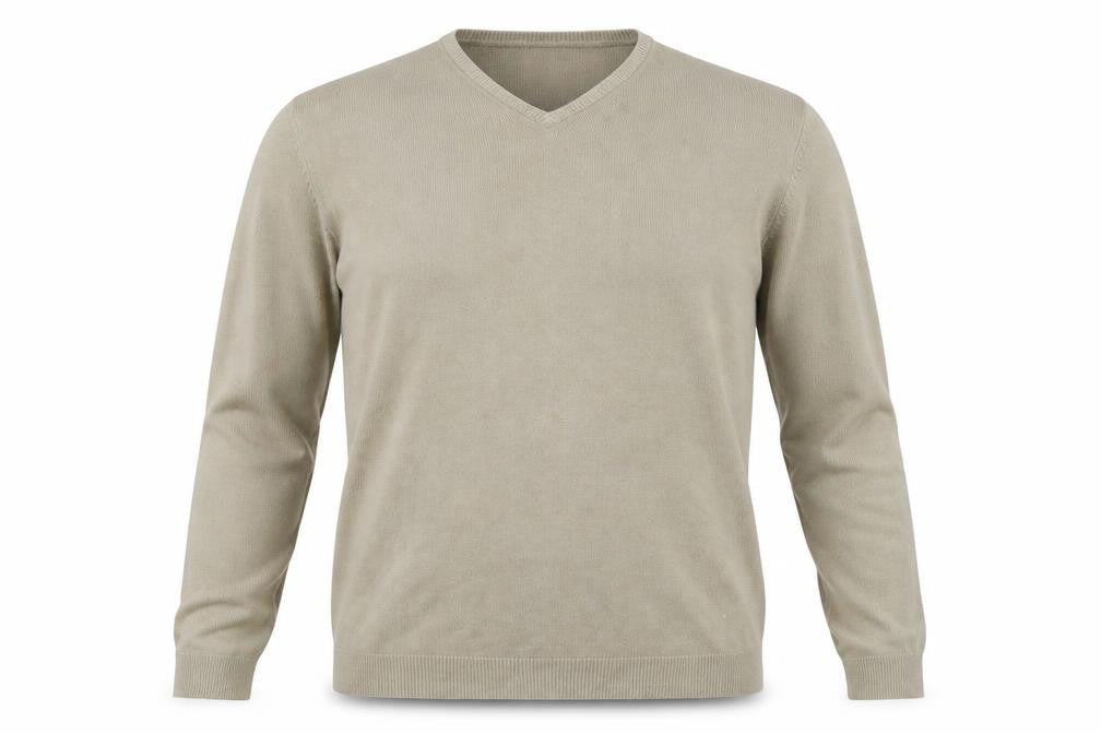 Atlantic Bay Mens Beige   Pullover Jumper Size L