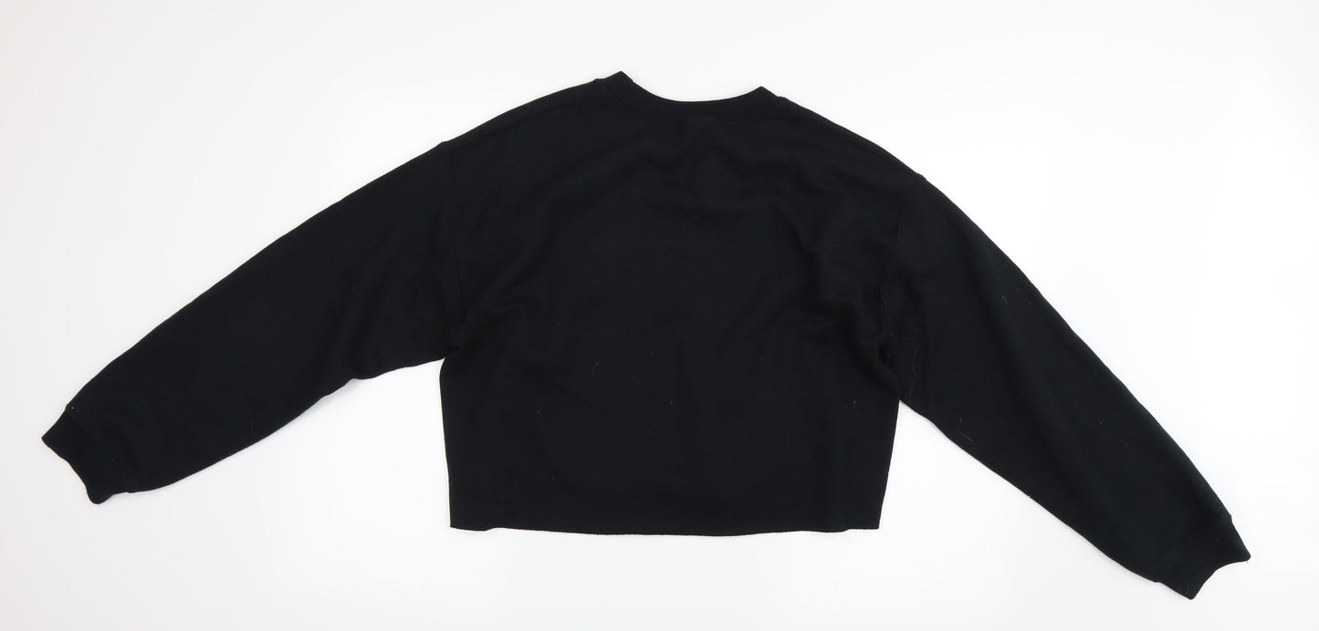 Topshop Womens Black   Pullover Jumper Size M