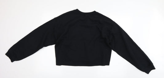 Topshop Womens Black   Pullover Jumper Size M