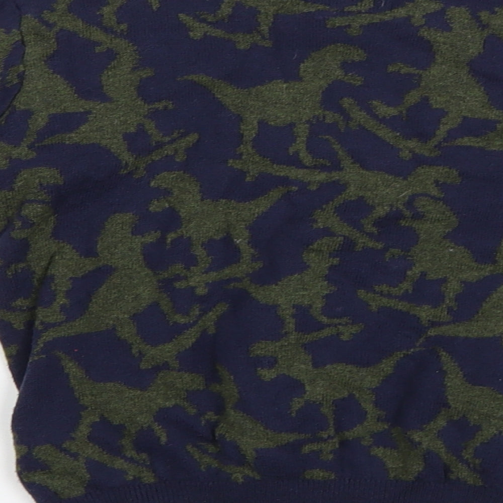 F&F Boys Blue Camouflage  Pullover Jumper