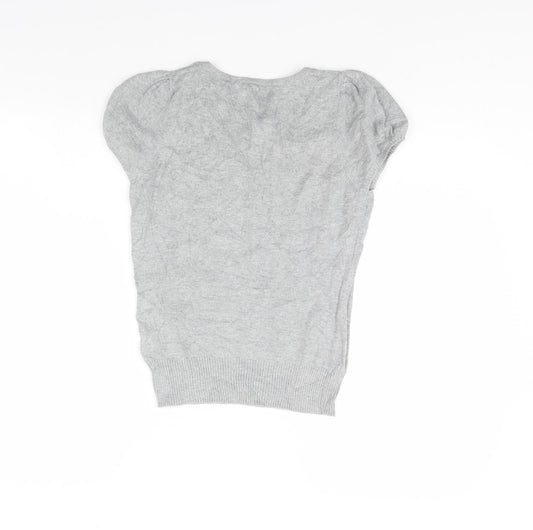 H&M Womens Grey   Pullover Jumper Size 8