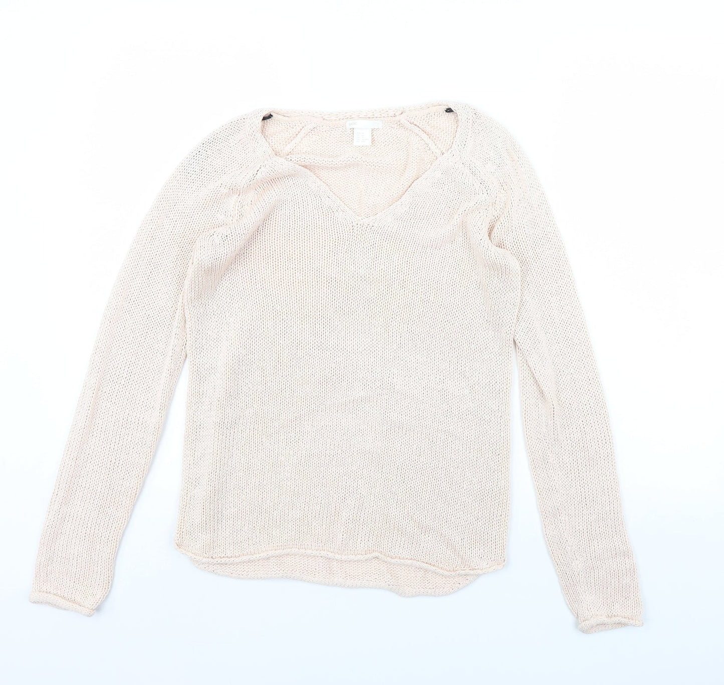 H&M Womens Pink   Pullover Jumper Size XS
