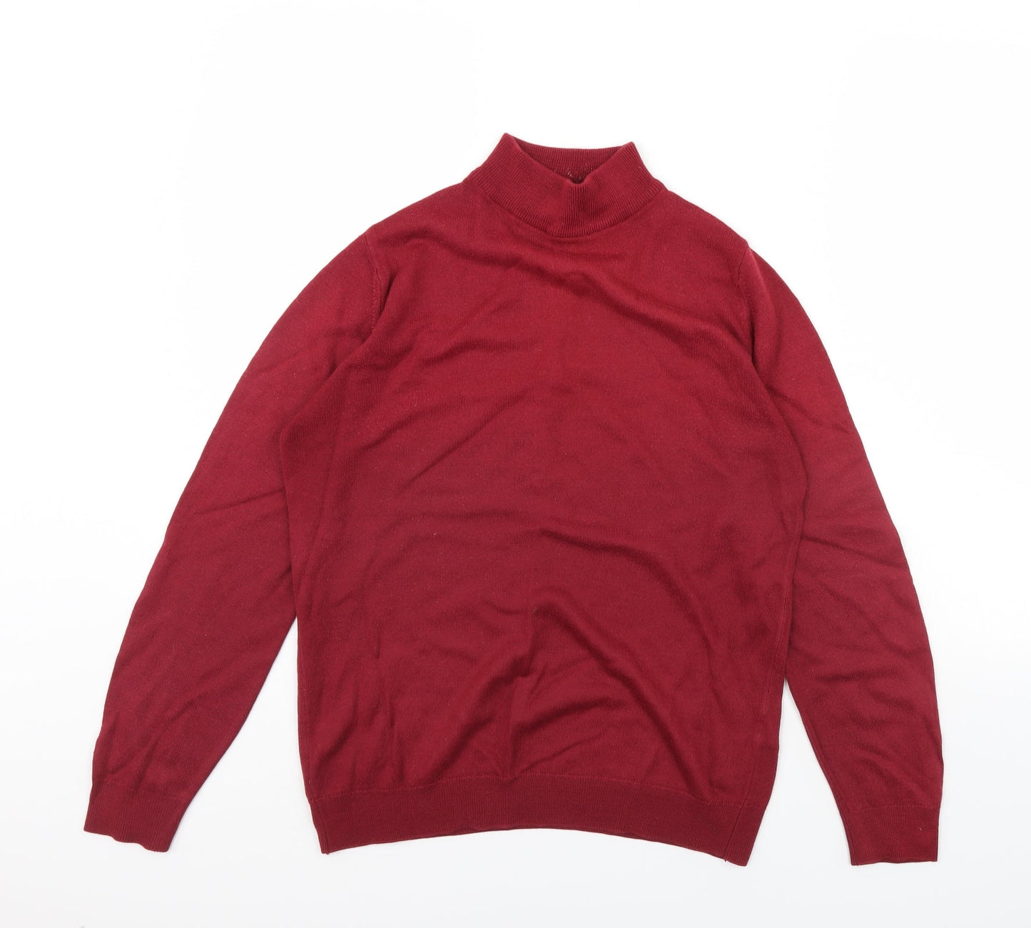 M&S Womens Red   Pullover Jumper Size 10