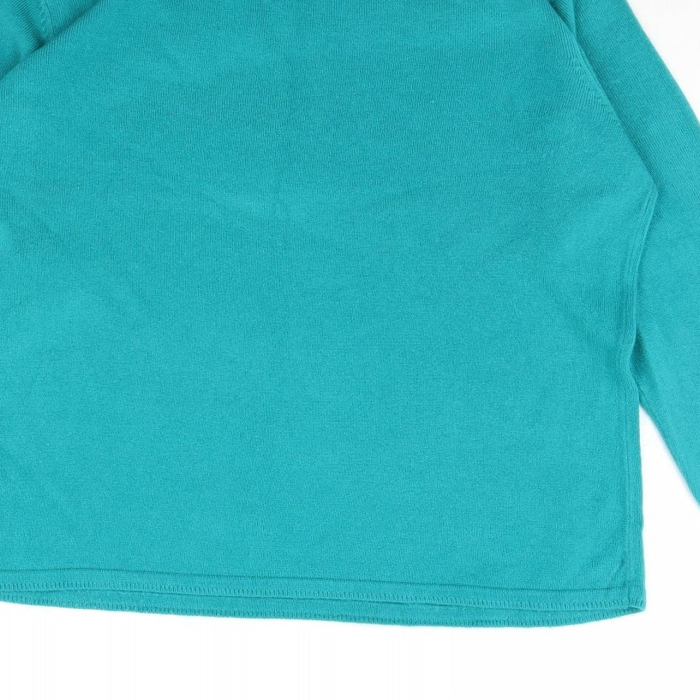 BM Womens Green   Pullover Jumper Size S