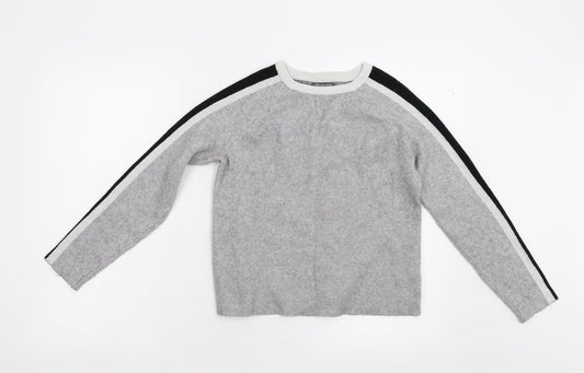 Primark Girls Grey  Knit Pullover Jumper Size 11-12 Years