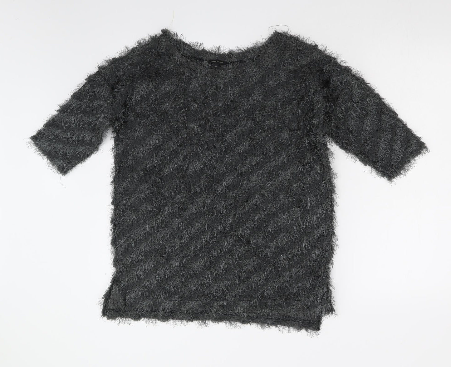 River Island Womens Grey  Knit Pullover Jumper Size 8