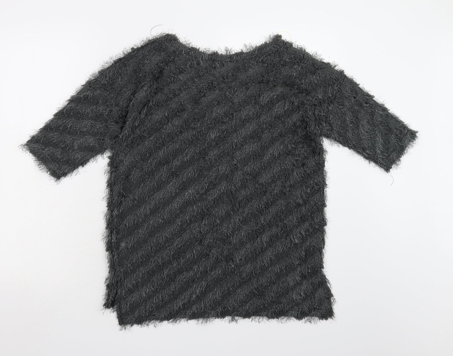 River Island Womens Grey  Knit Pullover Jumper Size 8