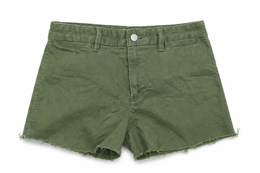 Gap Womens Green  Denim Hot Pants Shorts Size 10