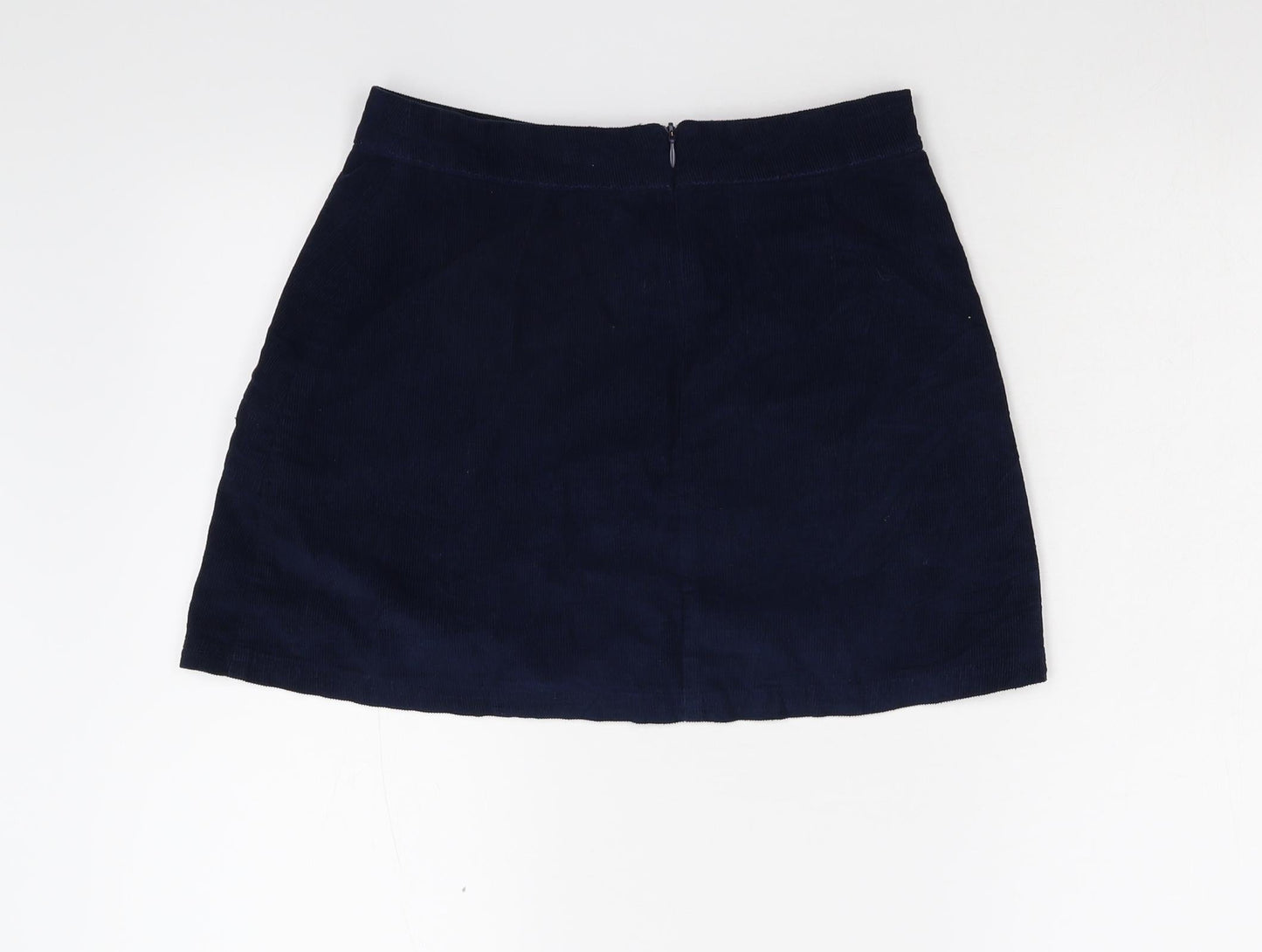 Cooperative Womens Blue  Corduroy Mini Skirt Size S
