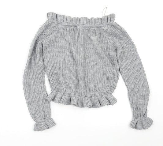 Select Womens Grey   Pullover Jumper Size 8