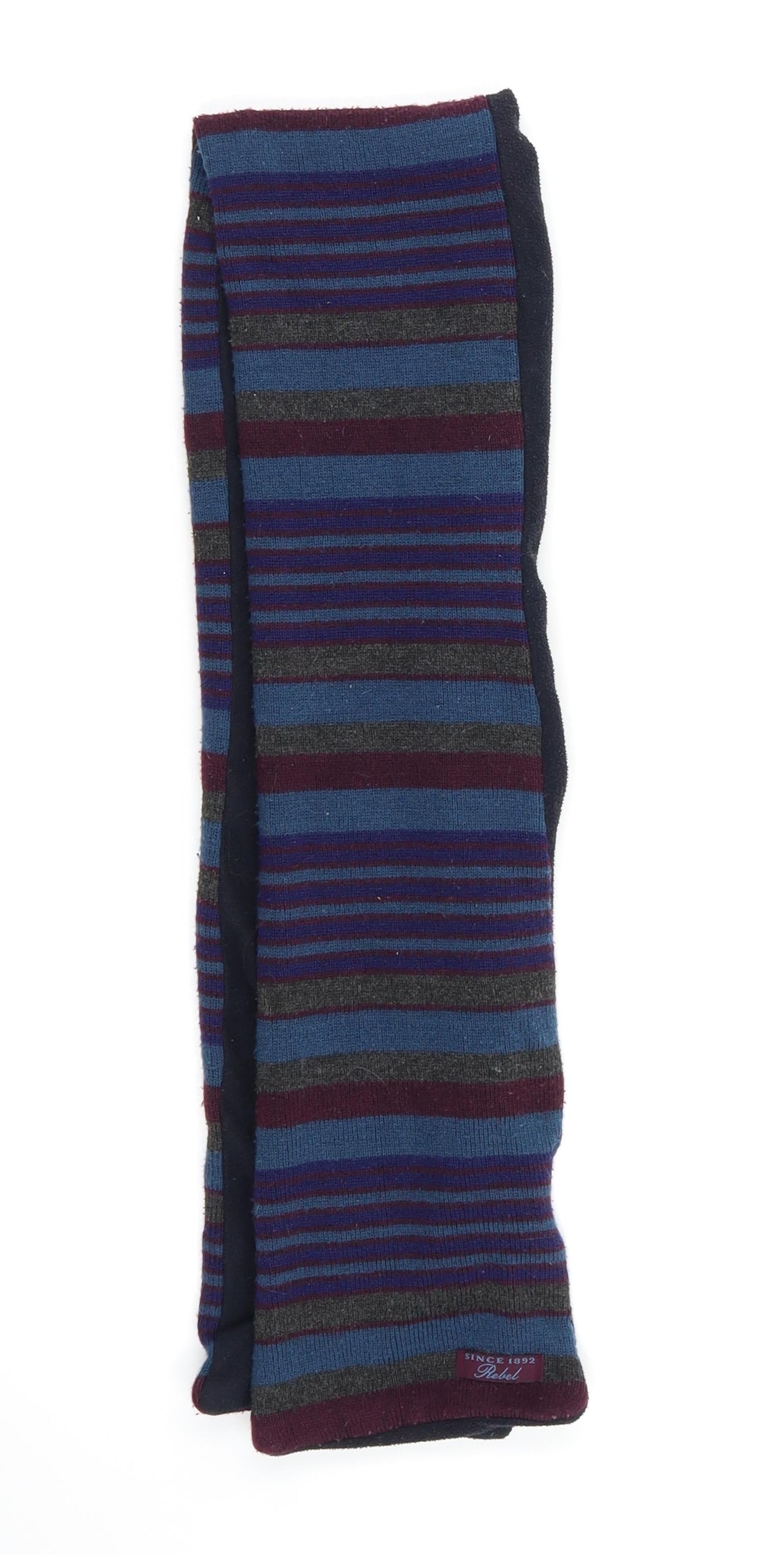 Rebel Boys Multicoloured Striped  Scarf  Size Regular