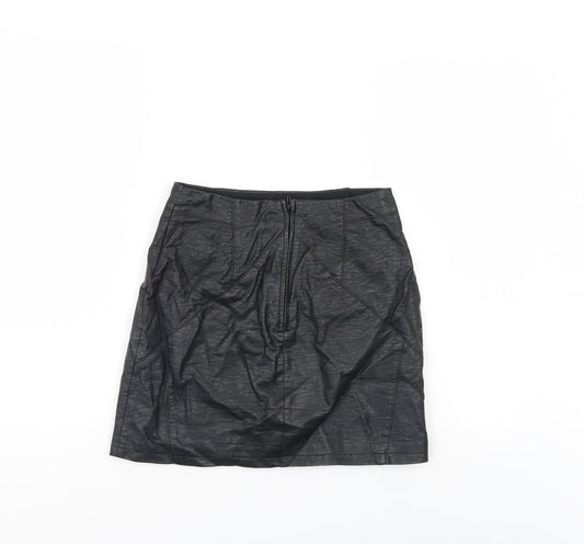 Divided Womens Black   A-Line Skirt Size 8