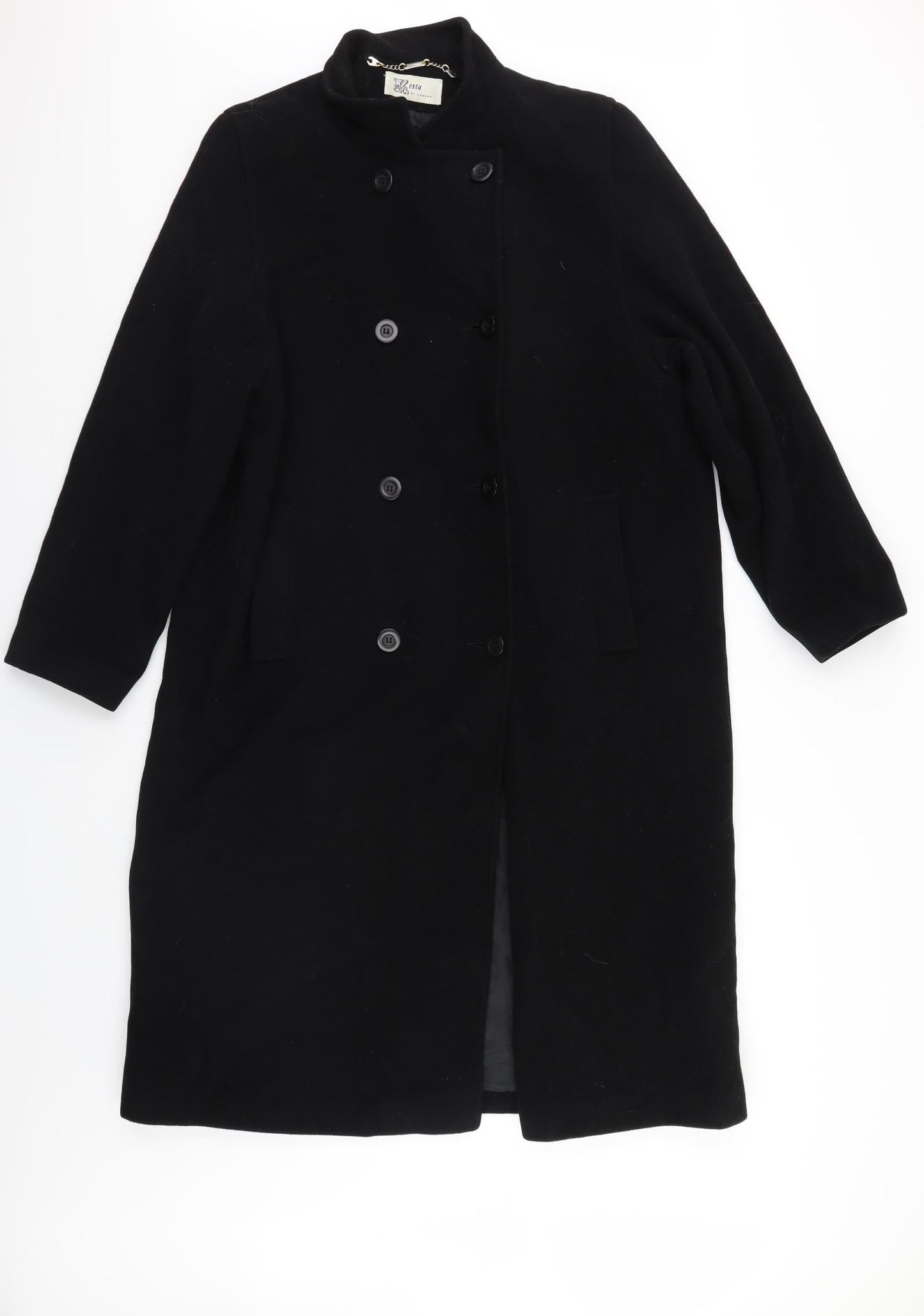 Kesta Womens Black   Overcoat Coat