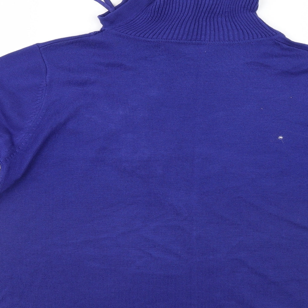 Eternal Womens Blue   Pullover Jumper Size M