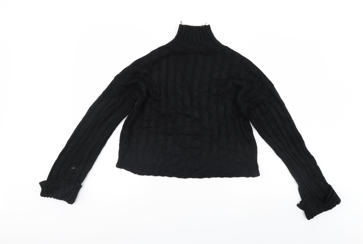 Misspap Womens Black   Pullover Jumper Size M