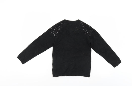 Abcd R Womens Black   Cardigan Jumper Size 8