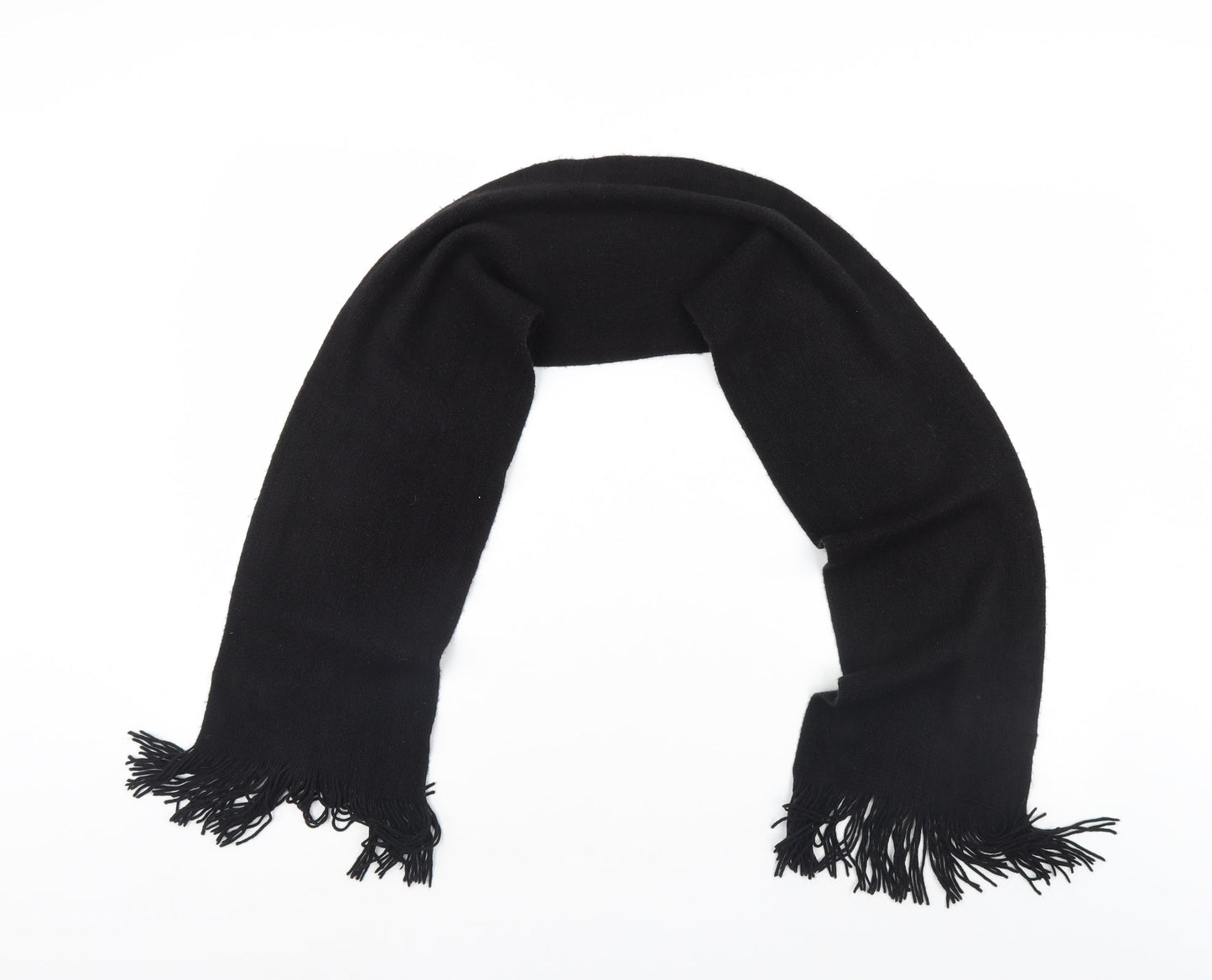 Preworn  Black   Scarf  One Size
