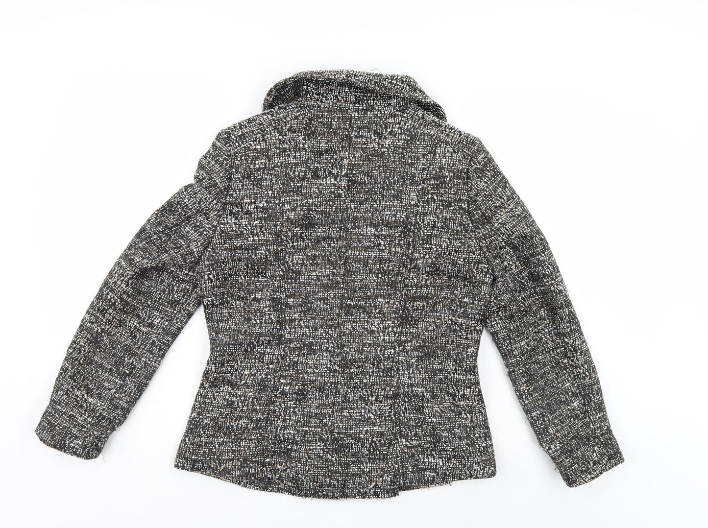H&M Womens Grey   Jacket Blazer Size 8