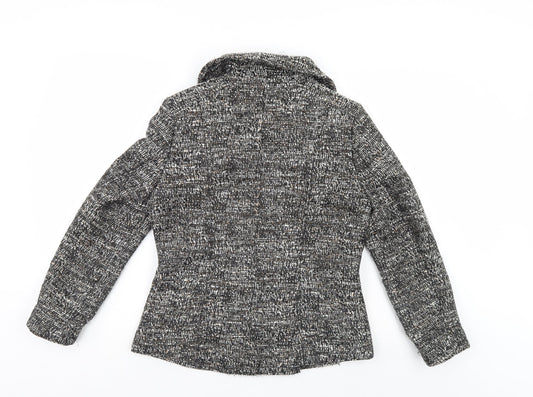 H&M Womens Grey   Jacket Blazer Size 8