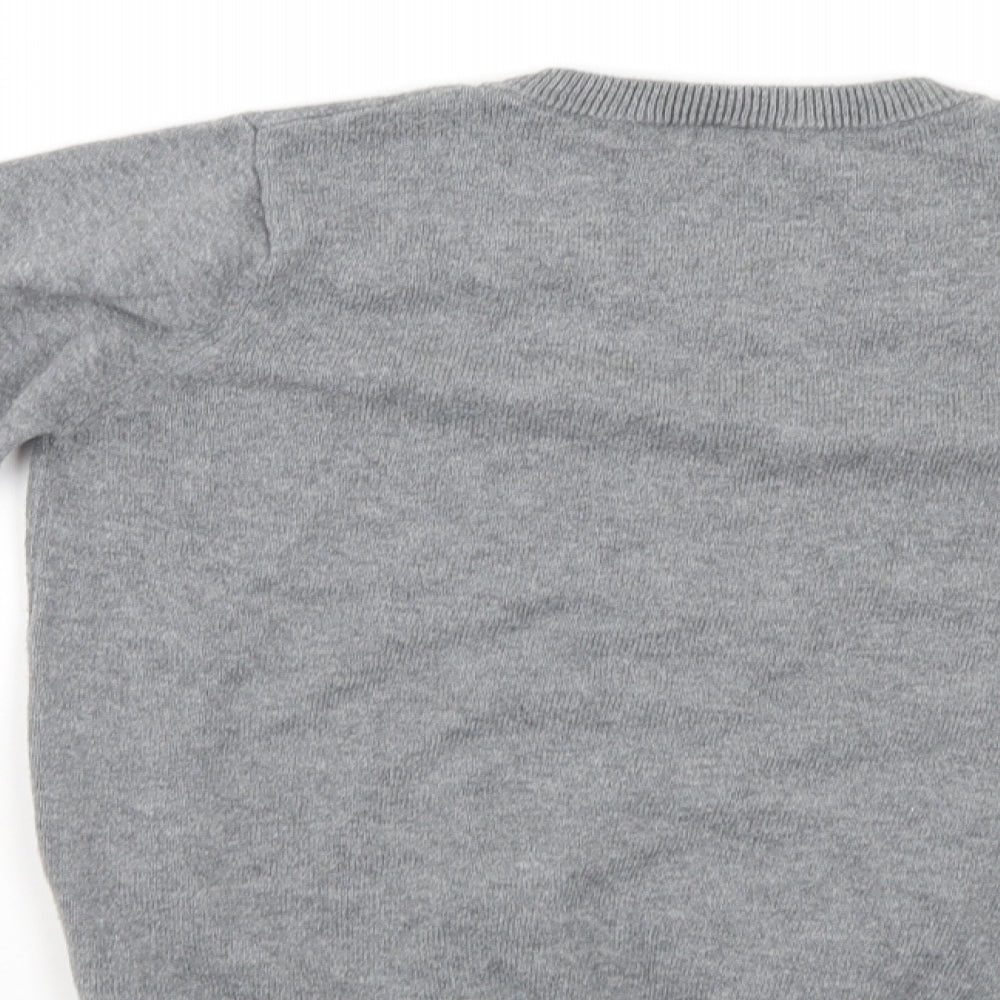 TU Girls Grey   Pullover Jumper Size 8 Years