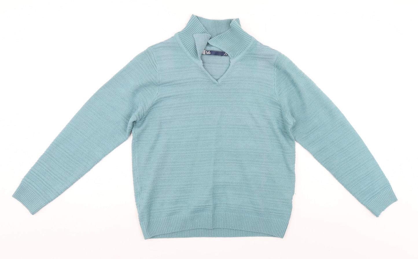 Isle Womens Blue   Pullover Jumper Size 14