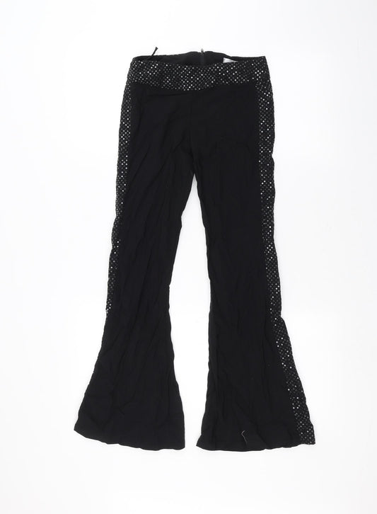 Preworn Womens Black   Rain Trousers Trousers Size 28 in L28 in