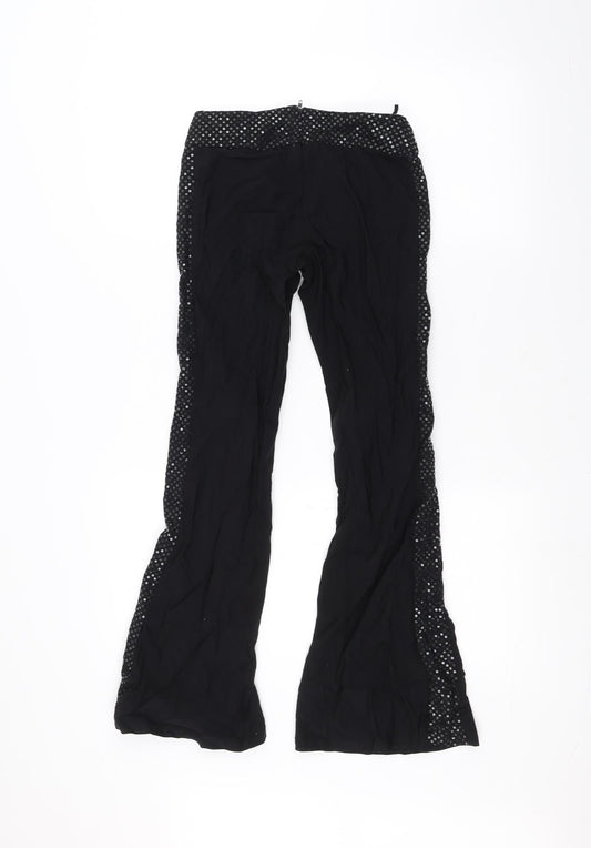 Preworn Womens Black   Rain Trousers Trousers Size 28 in L28 in