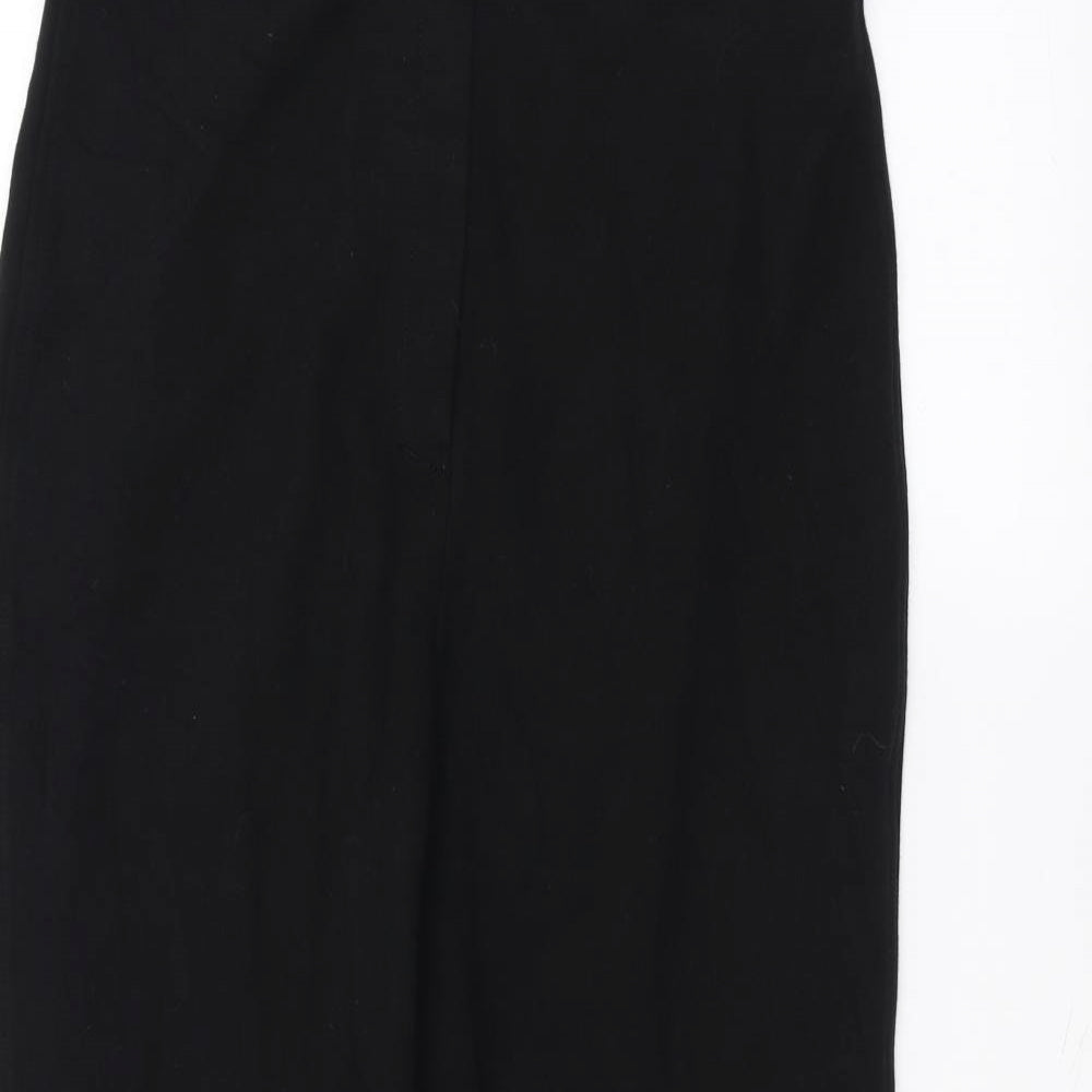 Preworn Womens Black   Trousers  Size 32 in L30 in