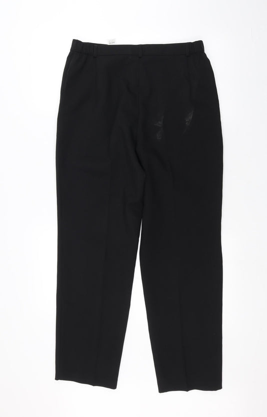 Marks and Spencer Womens Black   Trousers  Size 14 L27 in