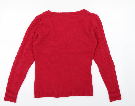 Preworn Womens Pink   Pullover Jumper Size 14