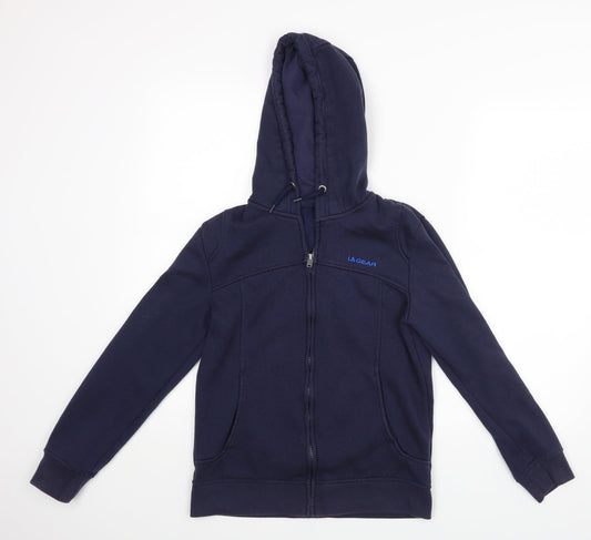LA Gear Womens Blue   Full Zip Hoodie Size 8