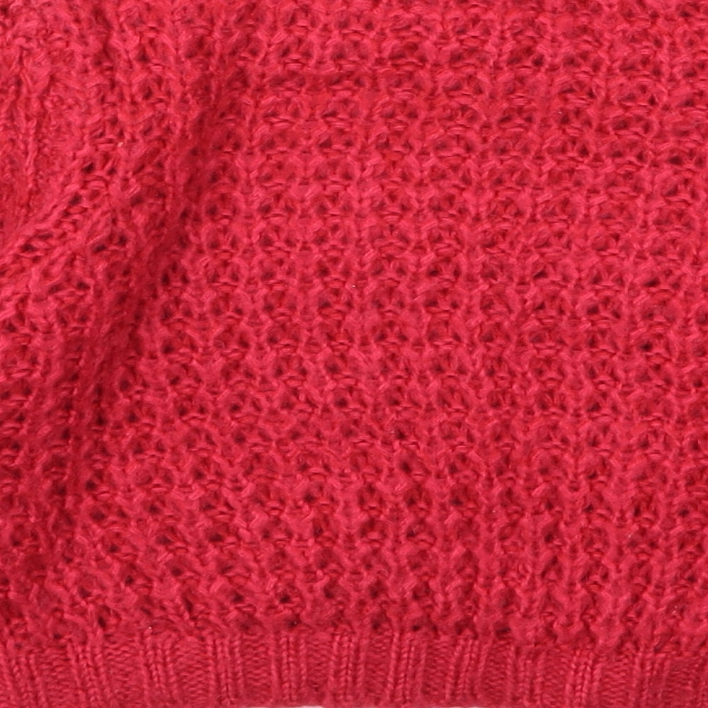 geirge Girls Red   Pullover Jumper Size 5 Years