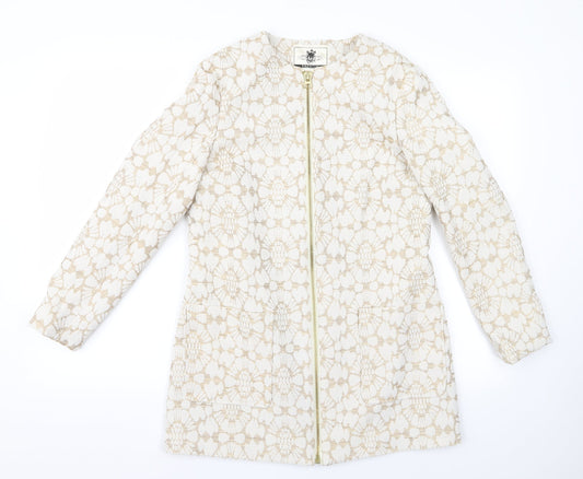 New Look Womens White   Jacket  Size 8