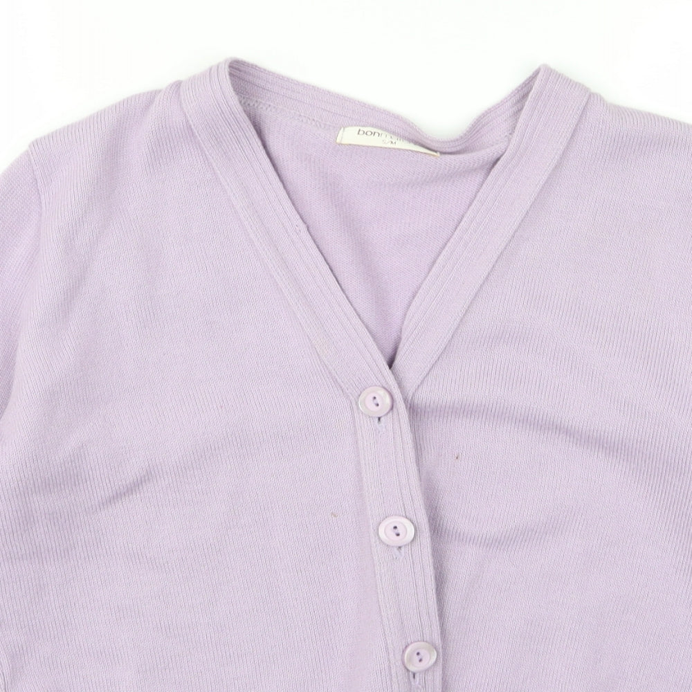 bonmarche Womens Purple   Cardigan Jumper Size S