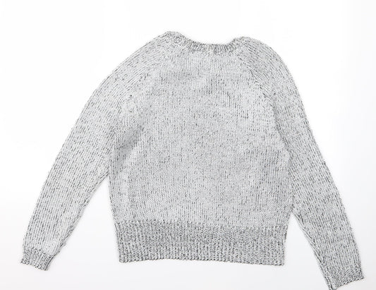 Divided Womens Grey   Pullover Jumper Size S