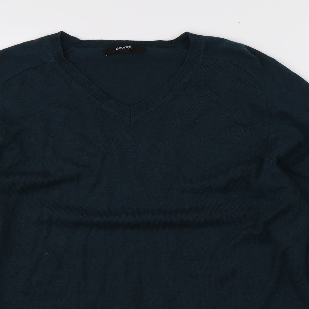 George Mens Green   Pullover Jumper Size M