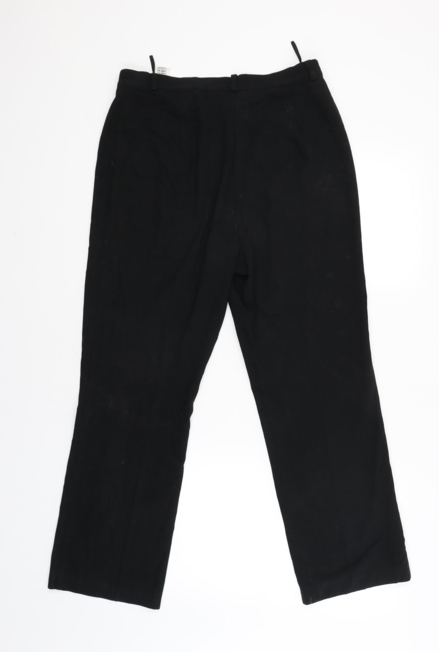 Marks and Spencer Womens Black   Trousers  Size 12 L26 in