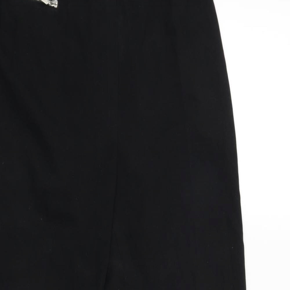 Marks and Spencer Womens Black   Trousers  Size 12 L26 in
