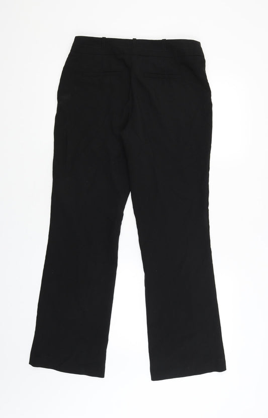 Dunnes Womens Black   Trousers  Size 10 L26 in
