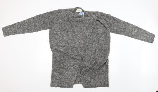 Papaya Womens Grey   Cardigan Jumper Size L