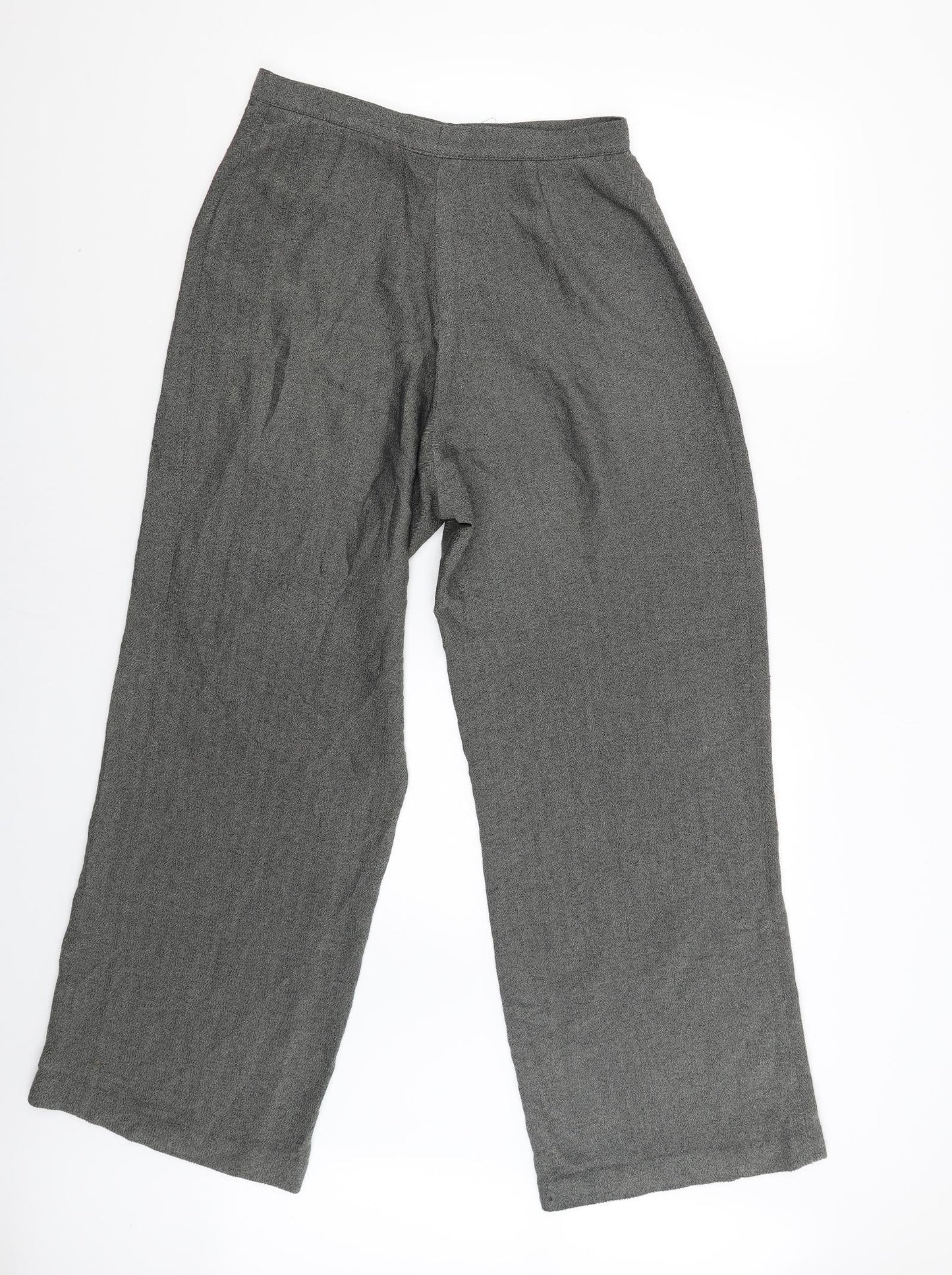 Marks and Spencer Womens Grey   Trousers  Size 14 L28 in