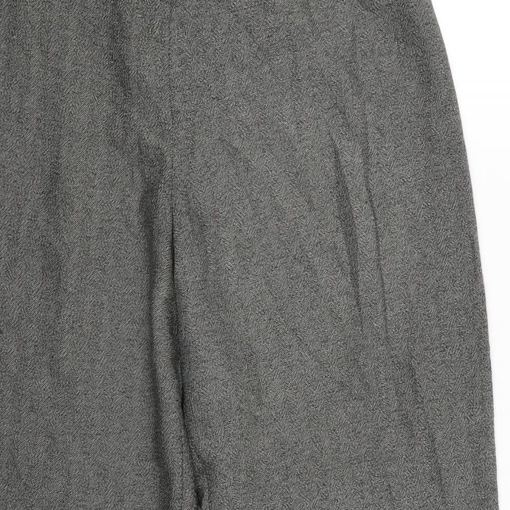 Marks and Spencer Womens Grey   Trousers  Size 14 L28 in