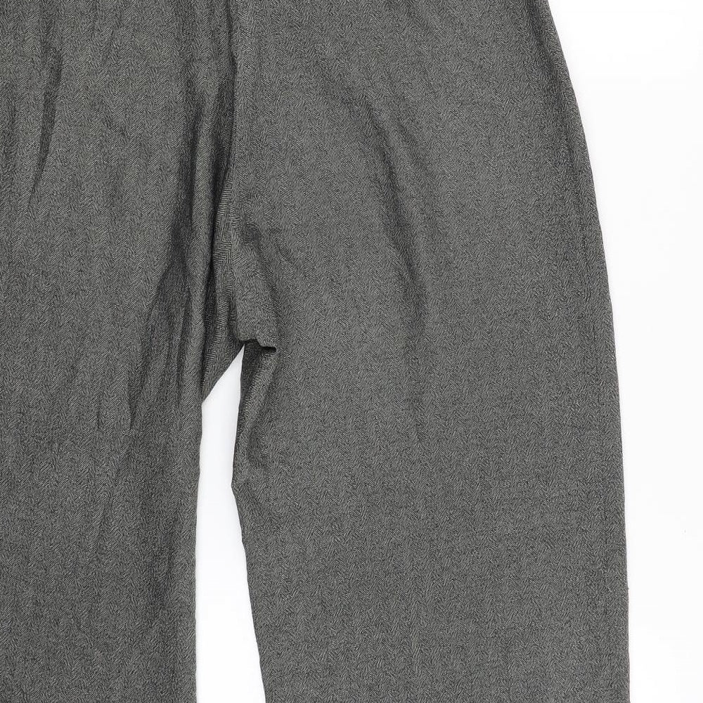 Marks and Spencer Womens Grey   Trousers  Size 14 L28 in