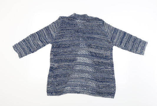 Isle Womens Blue   Cardigan Jumper Size 14