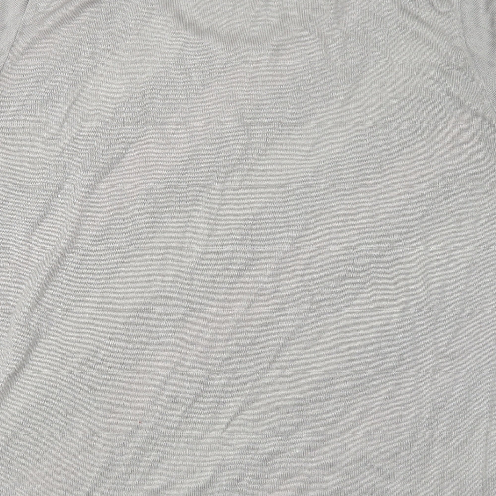 LUCIA Womens Grey   Basic T-Shirt Size 24
