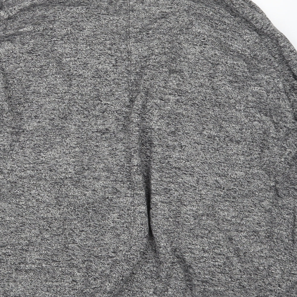 New Look Womens Grey  Knit Cardigan Jumper Size 14