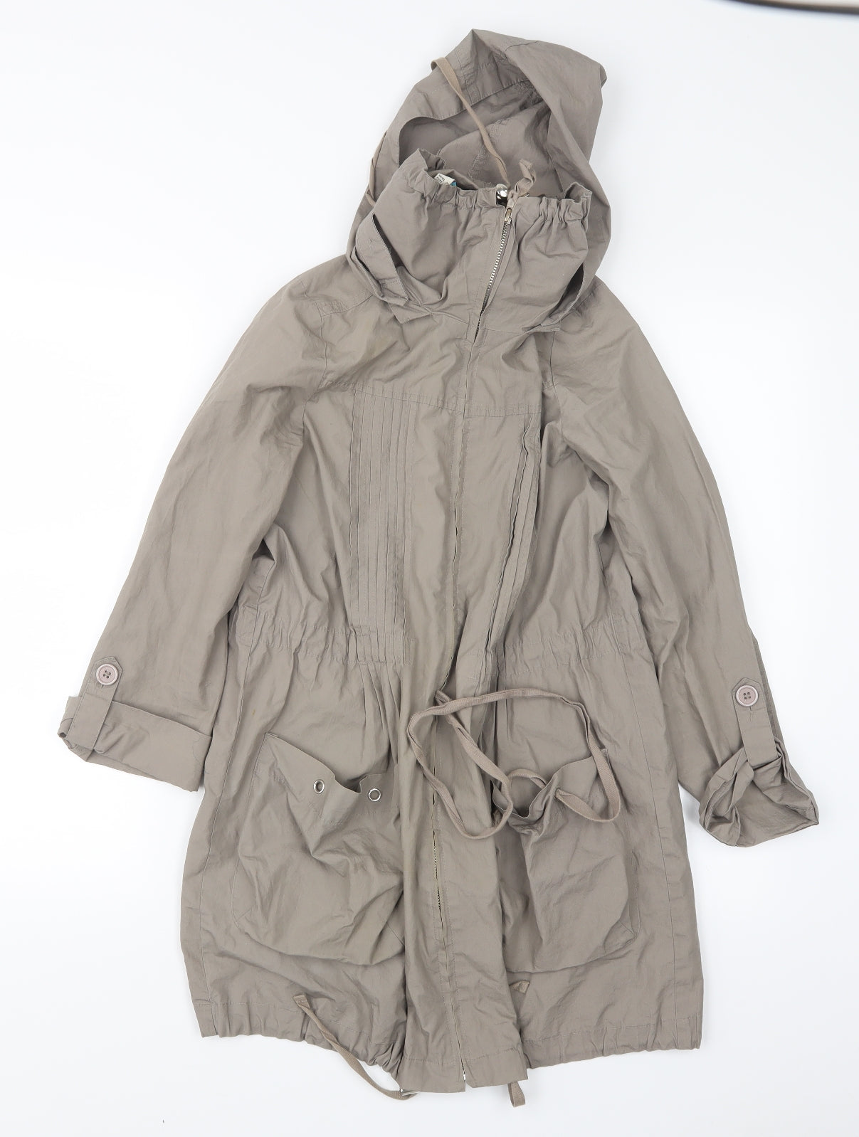 Denim Co Womens Beige   Jacket Coat Size 8