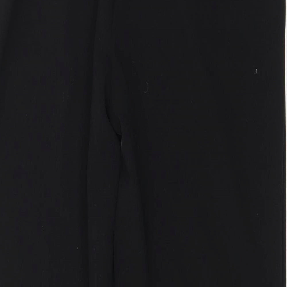 Preworn Womens Black   Trousers  Size 28 in L26 in