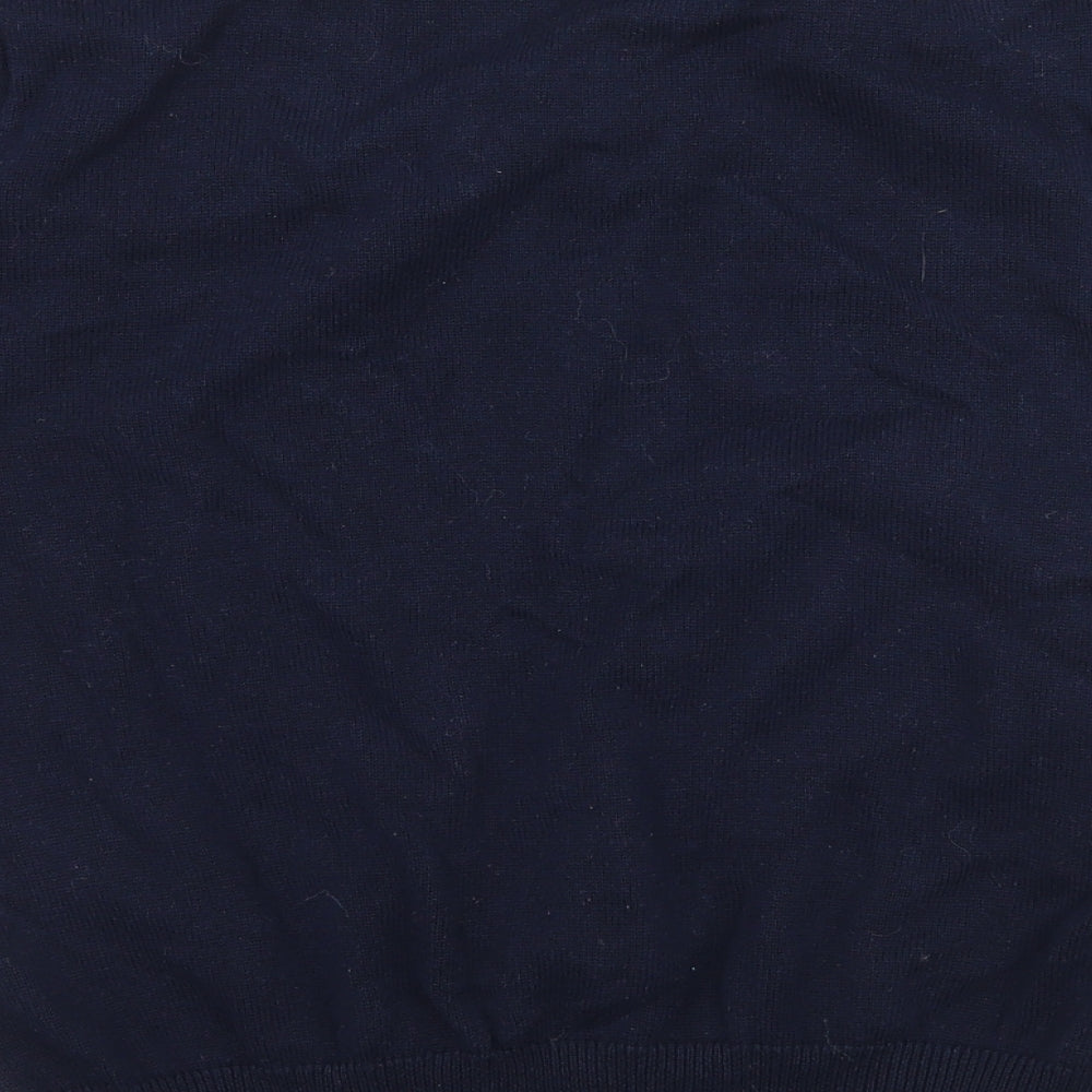 Munrospun Womens Blue  Knit Pullover Jumper Size M