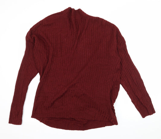 PEP & CO Womens Red  Knit Pullover Jumper Size 14